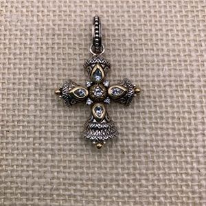 Barbara Bixby White Topaz Cross Enhancer